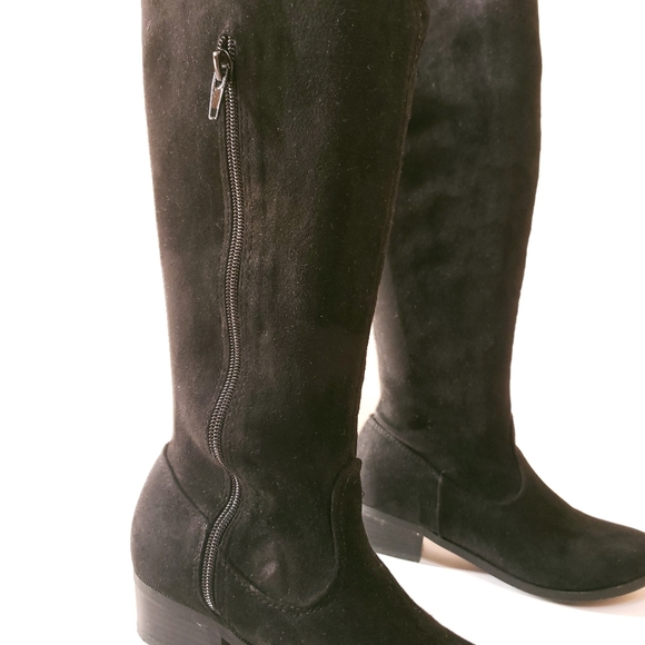 JustFab Over-The-Knee Suede-like Boot - Picture 4 of 15